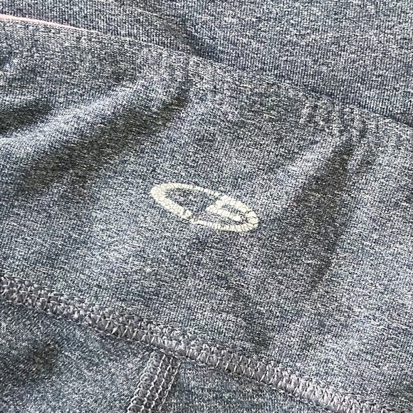 Champion Reversible Leggings 3/4 Length Gray Small - Picture 12 of 13
